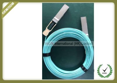 Chine câbles à fibres optiques actifs compatibles du réseau 40G AOC QSFP+ AOC Om3 de module de fibre de 3.3V SFP à vendre