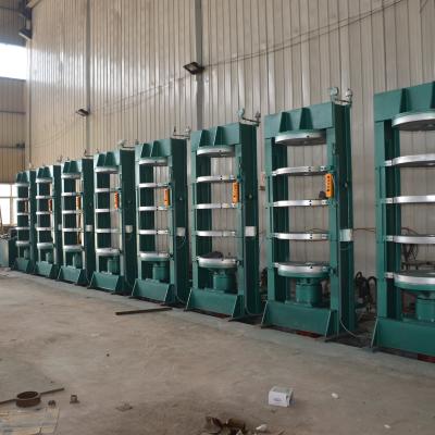 China Motorcycle Bicycle Tyre Curing Press  Vertical Tire Molding Machine PLC for sale