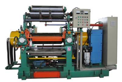 China Precision Rubber Texture Mixing Machine With Plc Control Water Cooled Rollers Nsk Bearings zu verkaufen