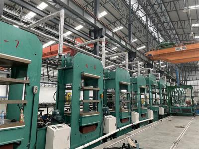 China Frame Type Rubber Vulcanizing Press Machine PLC Plate Vulcanizing Press for sale