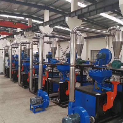 China 20-80 Mesh Waste Tyre Recycling Machine Pulverizer Rubber Powder Grinding Machine for sale