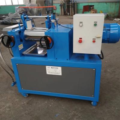 China 8 Inch Lab Rubber Making Machine Two Roll Rubber Compound Mixing Machine for sale