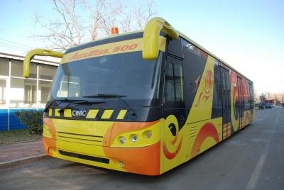 China Airport Transfer Bus Diesel Engine Bus With 02 nr Driver Cabin Door A5300 for sale
