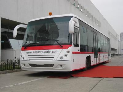 China PPG Painting Diesel Engine 14 Seat Aero Bus Apron Passenger Bus for sale