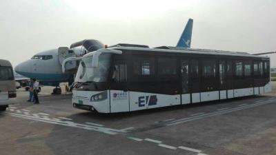中国 十分にアルミニウム ボディ空港バス 110 乗客 24m2 永続的な区域 販売のため
