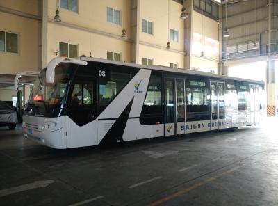 China Aluminium Body 14 Seat 112 passengers capacity airport apron bus for sale