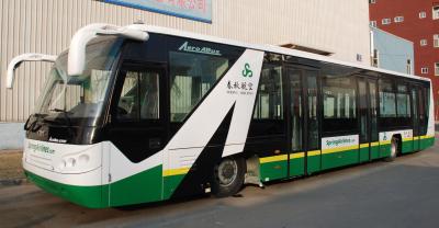 China Airport Tarmac Coach , Aluminum Body Apron Bus for sale