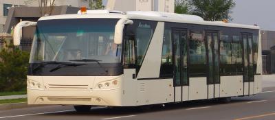 China Low floor airport shuttle bus luxury passenger bus Cummins Engine for sale