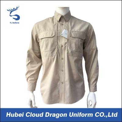 中国 ヴェルクロ機能ポケットリップストップの耐久の軍の戦術的なワイシャツ 販売のため