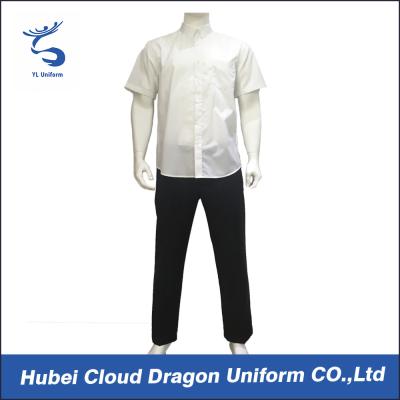 China Fora dos uniformes feitos sob encomenda da segurança do verão branco para a empresa/protetores privados à venda