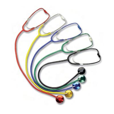China Medical Professional Standard PVC Y-tubing Head Single Head Stethoscope Price for sale