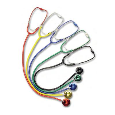 China Medical Professional Standard PVC Y-tubing Dual Head Stethoscope Price for sale