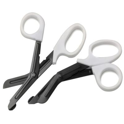China High quality surgical black/white professional scissors bandage scissors cutting scissors for sale