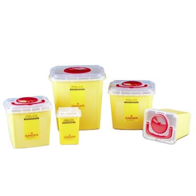 China Sharps Container Hospital Plastic Medical Disposable Sharps Container for sale