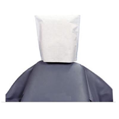 China Medical Disposable White Tissue paper + PE film laminated Headrest Cover For Dental for sale