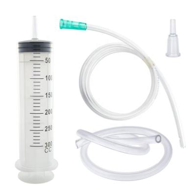 China 50ml 60ml 80ml 100 ml 150ml 200ml 250ml 300 ml 500ml plastic large syringe for sale