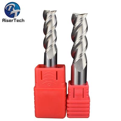 China 60HRC Single Flute Aluminum Copper End Mill With Colorful DLC Coating for sale
