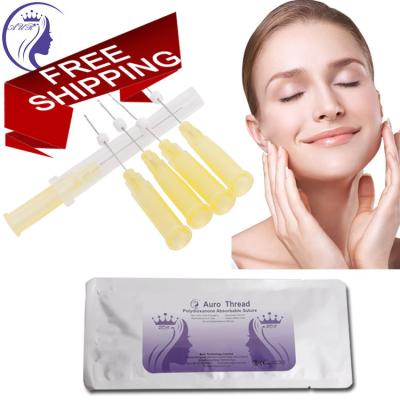 China 2022 hot sale  3d 4d 6d face lifting sharp needle 23G 60mm anti wrinkle cog thread disposable pdo thread for sale