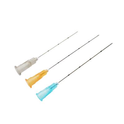 China 18g 25g 70mm Micro Cannula Blunt Tip Cannula Needles For Injectable Hyaluronic Acid for sale