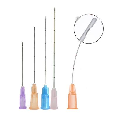 China Micro Stainless Steel  Blunt Tip Cannula For Dermal Filler for sale