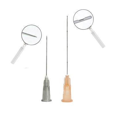 China Class III Blunt Tip Microcannula 18G 100mm For Facial Injections for sale