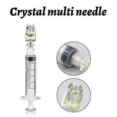 China Mesotherapy Multi Needle 5 Pin 9 Pins Korea Crystal Multi Needle For Meso Gun Injector for sale