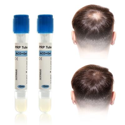 China 10ml sterile platelet rich plasma prp acd tube for hair loss treatment for sale