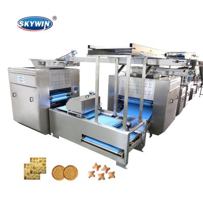 China Siemens Electric Parts Complete Soft and Hard Biscuit Production Line for sale