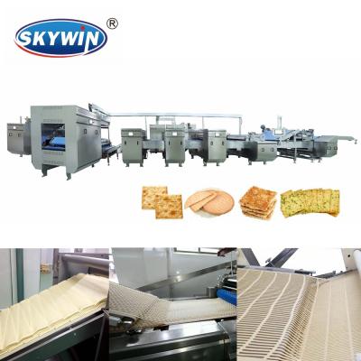 China Multifunctional Automatic Biscuit Production Line 100-1500kg/H for sale