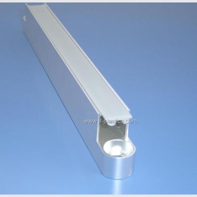 China Colorful Standard Square Plastic Extrusion Profiles ABS LED Light Accessories for sale