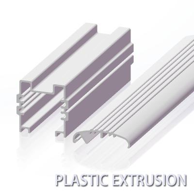 China Custom PVC ABS Alloy Plastic Extrusion Profiles For Industrial Equipment for sale