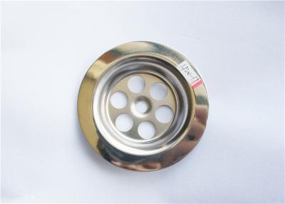 China Durable Silver Sink Strainer Parts Mirror Polish Surface Anti - Corrosion for sale