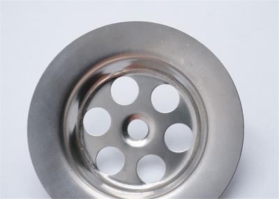 China Flat Kitchen Sink Strainer Plug , Kitchen Sink Drain Stopper Easy To Clean for sale