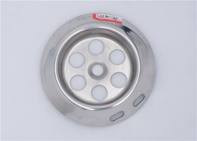 China Stainless Steel Bathroom Basin Strainer OD 67 mm 0.4 - 0.6 mm Thickness for sale