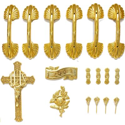 China Coffin Accessories Ornamental Coffins Screws And Jesus , Bracket Set HS9003 for sale