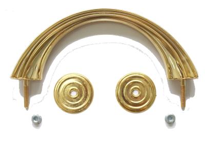 China Artículos fúnebres y manijas plásticas H9016 de la plata o del cobre del oro del ataúd en venta