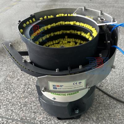 Quality ROHS Screw Bowl Feeder Automation Power 200W Electromagnet Circular Vibratory for sale