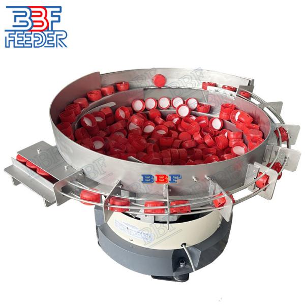 Quality Conveyor System Cap Bowl Feeder Crown Lids Flip Top Cap Vibrating Linear Feeder for sale