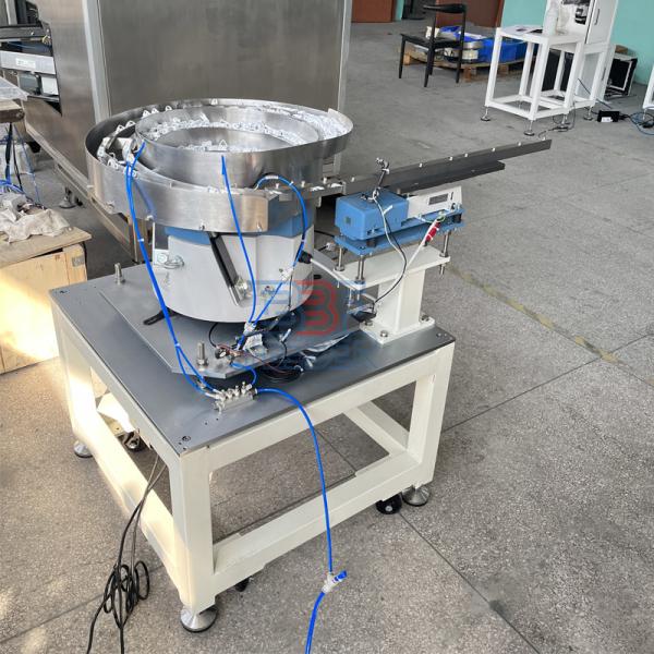 Quality Rotary Vibratory Bowl Feeder Plastic Parts Two Lanes Vibrating Feeding Machine for sale