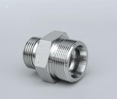 China Stainless Steel 1cm-Wd Stainless DIN2353 Bite Ferrule Type Connector Tube Adapters for sale