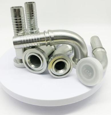 China Model NO. 876411 Production High Pressure  Stainless Steel 304 316 Hydraulic Hose Fittings for sale