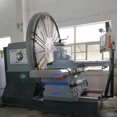 China High Precision Metal Turning Lathe Horizontal Face Lathe For Flange for sale
