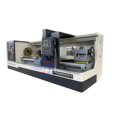 China Hard Guideway Spindle Bore 52mm Horizontal Flat Bed Cnc Lathe Machine for sale