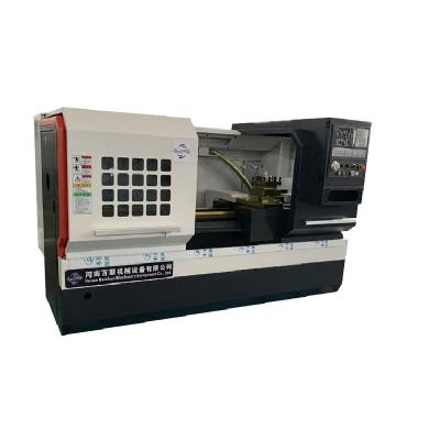 China Máquina de torsión CNC de cama plana de alta precisión de corte de metal pesado horizontal en venta