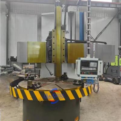 China Disco tambor CNC máquina de torno vertical de trabajo pesado para el procesamiento de corte de metal en venta