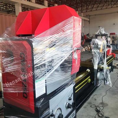 China Heavy Duty Large Metal Lathe Milling Machine Combo CNC Flat Bed Lathe Machine zu verkaufen