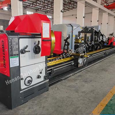 Κίνα High Speed Horizontal Lathe Machine Cw61125q Metal Lathe Horizontal Bed Width 600mm προς πώληση