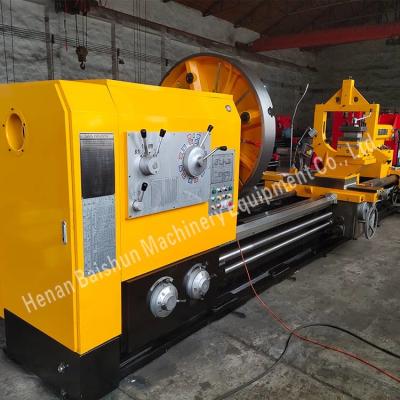 China Large Diameter Horizontal Lathe Machine Parallel Mechanical Torno Iron Pipe Threading Machine Lathes For Metal for sale