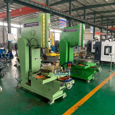 China Máquina de fecho de metal PLC, fabricante de chaveiras, máquina de fecho vertical à venda