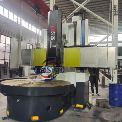 China Henan Torno Mecanico Vertical Carousel CK5125 CNC Lathes Machine Turning Te koop
